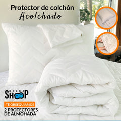 Protector de colchón con obsequio de 2 protectores de almohadas ☁️